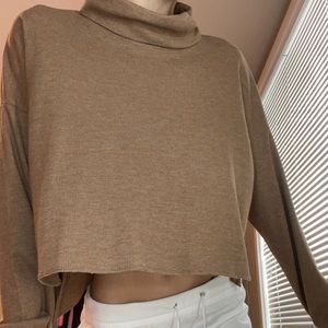 American eagle cropped turtle neck
